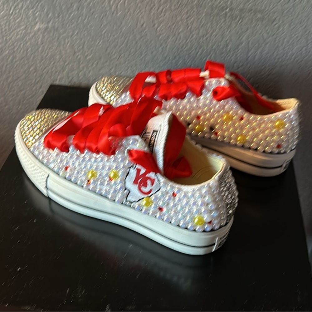 KC Chiefs custom Converse 8